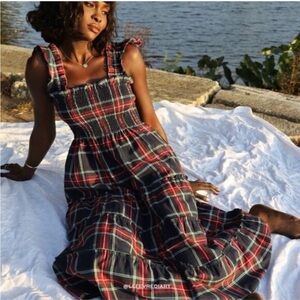 Hill House Ellie Nap Dress in Navy Tartan Plaid